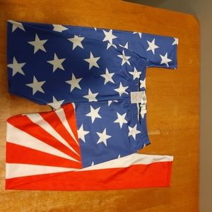 American Flag Leggings